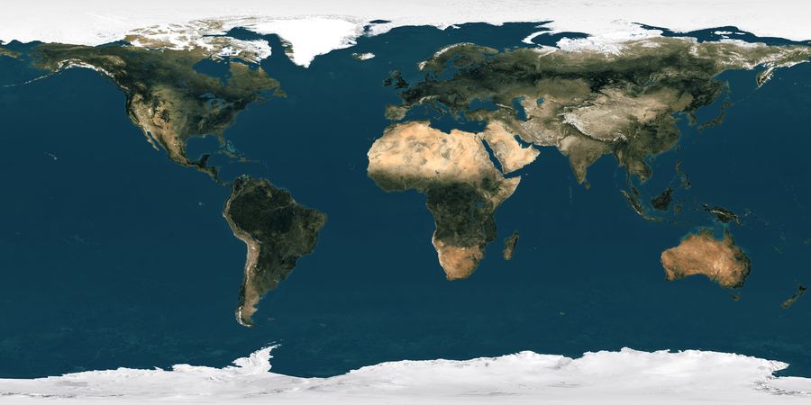 Map-World-Satellite-Earth