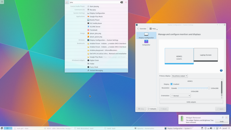 KDE 5 Plasma